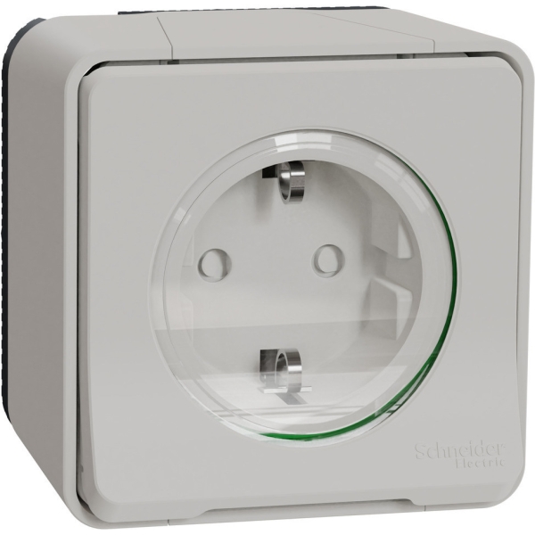 SCHNEIDER-ELECTRIC Πρίζα Σούκο Εξωτερική Στεγανή Λευκή IP55 MUR39034 MUREVA STYL