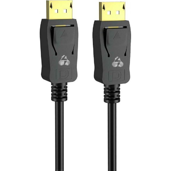 POWERTECH καλώδιο DisplayPort 1.2 CAB-DP046 copper, 4K/60Hz, 1.5m, μαύρο