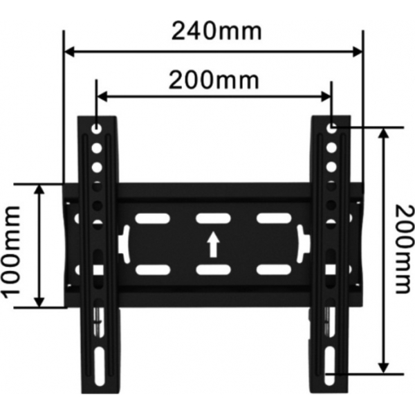 TVY-1132F Επιτοίχια βάση 23-42inches