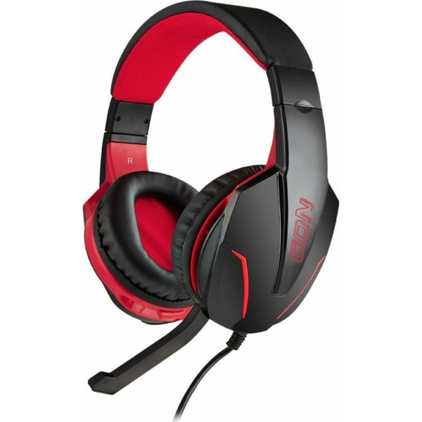 NOD Ground Pounder Gaming Headset Over Ear Black Red  3.5mm