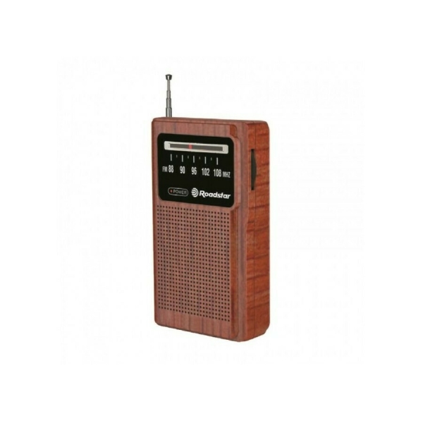 Roadstar TRA-1230 Ραδιοφωνάκι Μπαταρίας Καφέ  [TRA-1230/WD]
