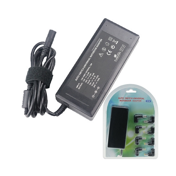 PD-90 ΤΡΟΦΟΔΟΤΙΚΟ ΓΙΑ LAPTOP UNIVERSAL AC ADAPTER 15-20V 6A / 90W ΜΕ 8 ΒΥΣΜΑΤΑ