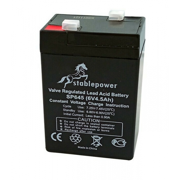 SP645 Μπαταρία μολύβδου 6V 4.5Ah