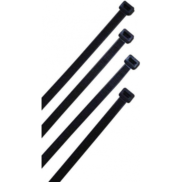 Δεματικά Καλωδίων 200x3mm Μαύρο 100τμχ  [SZS-3X200/BLACK]