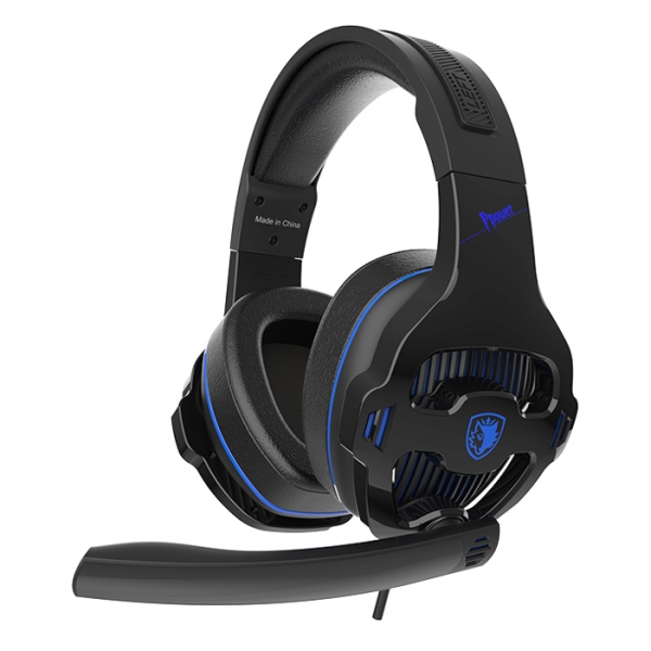SADES gaming headset Ppower, 3.5mm, multiplatform, 50mm, 1.5m, μαύρο [SA-726]