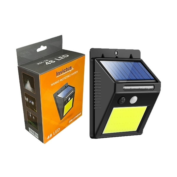 INVICTUS KSL-T8-48 LED COB ΗΛΙΑΚΟ ΦΩΤΙΣΤΙΚΟ ΜΕ 48 LED