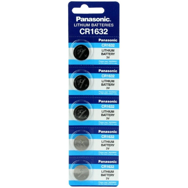 Panasonic Lithium Μπαταρίες Ρολογιών CR1632 3V 5τμχ
