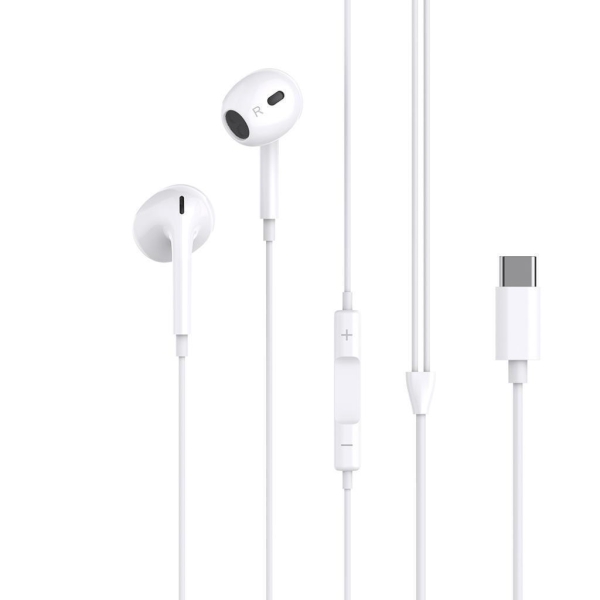 XO EP74 ΑΚΟΥΣΤΙΚΑ HANDSFREE TYPE-C, ΛΕΥΚΟ  [XO-EP74WH]