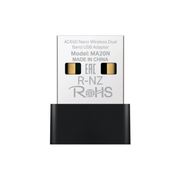 MERCUSYS ασύρματος USB αντάπτορας δικτύου MA20N, 650Mbps AC650, Ver 1.0