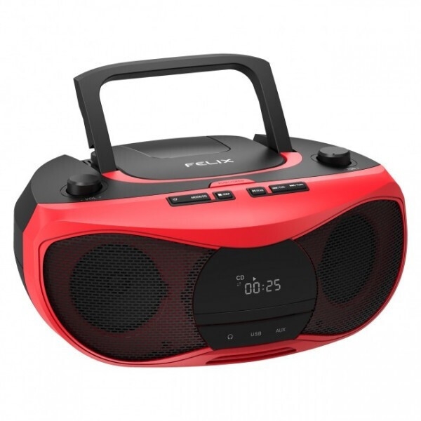 Φορητό Ράδιο/CD/MP3/USB Player Με Bluetooth FCD-3918/RED  FELIX
