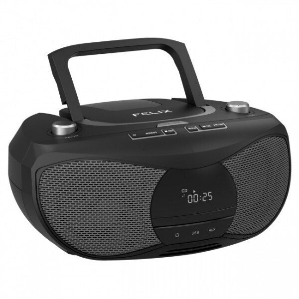 Φορητό Ράδιο/CD/MP3/USB Player Με Bluetooth FCD-3918/BK  FELIX
