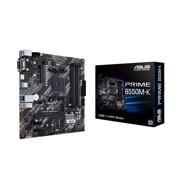 ASUS MOTHERBOARD PRIME B550M-K ,AM4 ,MATX