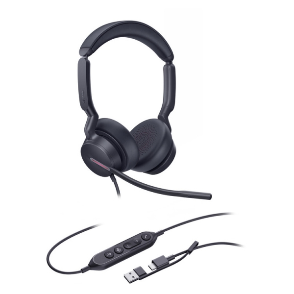 YEALINK HEADSET UH46 DUAL TEAMS USB C/A