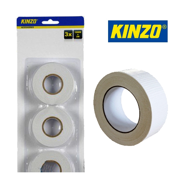 KINZO-49347 ΤΑΙΝΙΑ ΔΙΠΛΗΣ ΟΨΕΩΣ ΣΕΤ 3τμχ. KINZO