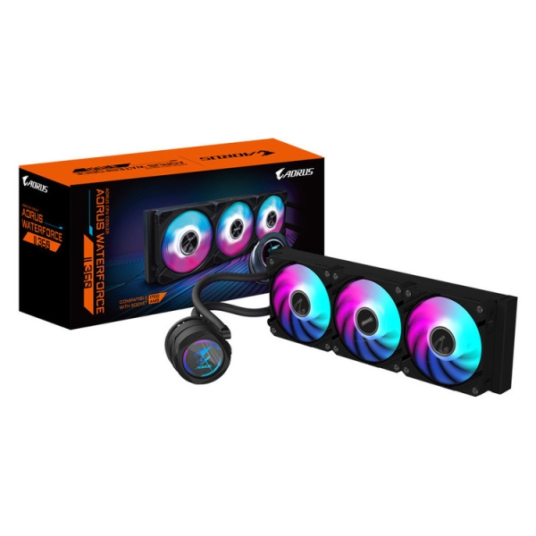 GIGABYTE CPU Cooler AORUS WATERFORCE II 360 Liquid Cooler ARGB 3x 120mm