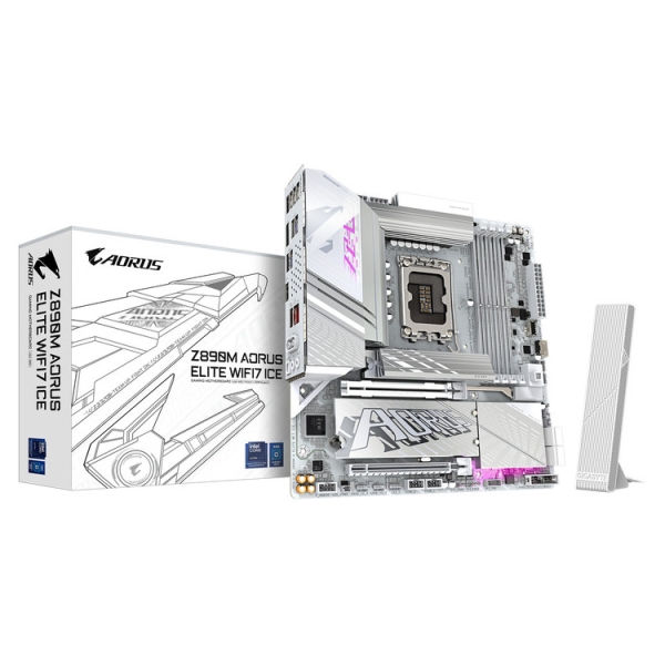 GIGABYTE MOTHERBOARD Z890M A ELITE WF7 ICE ,1851, DDR5, MATX
