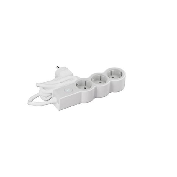 Legrand SurgeArrest 3 Outlets 1.5m Cable  White/Grey