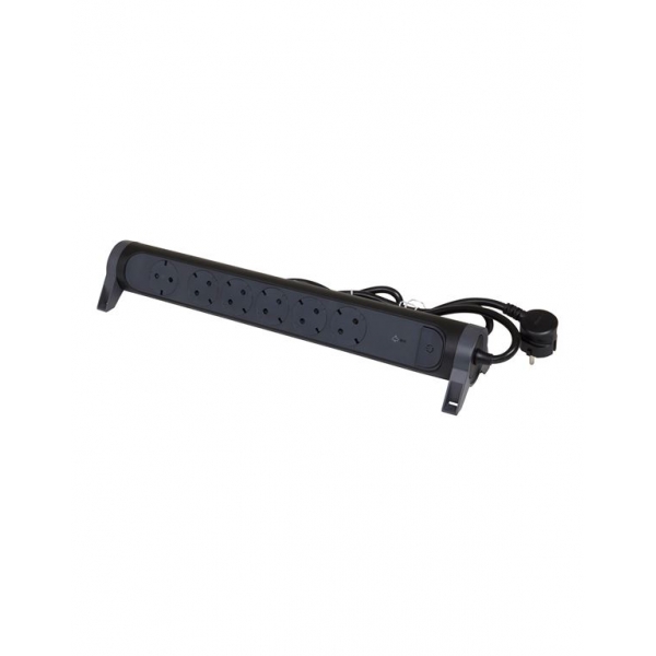 Legrand SurgeArrest 6 Outlets 1.5m Cable SPD BLACK