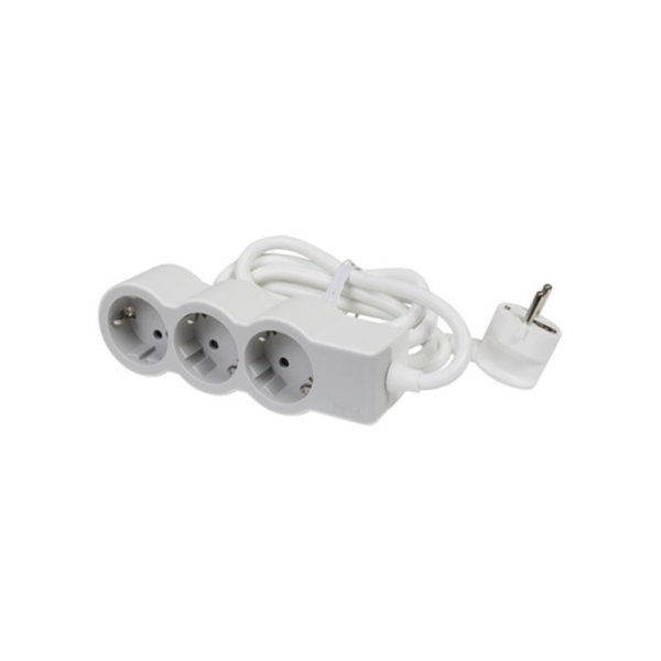 Legrand SurgeArrest 3 Outlets 1.5m Cable  White/Grey