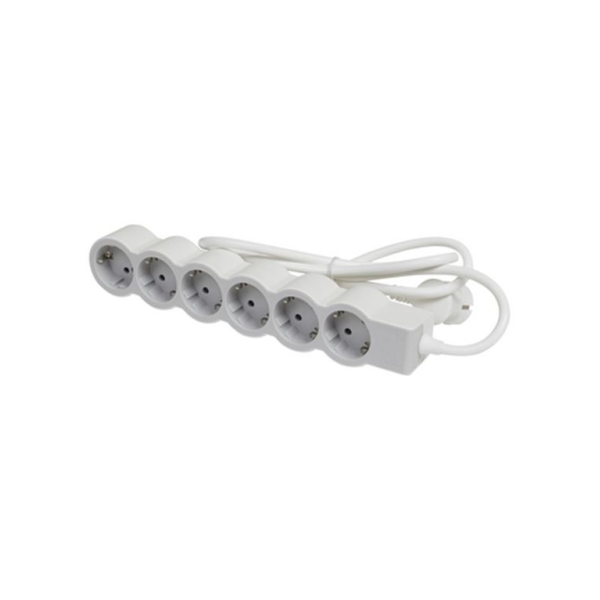 Legrand SurgeArrest 6 Outlets 1.5m Cable  White/Grey