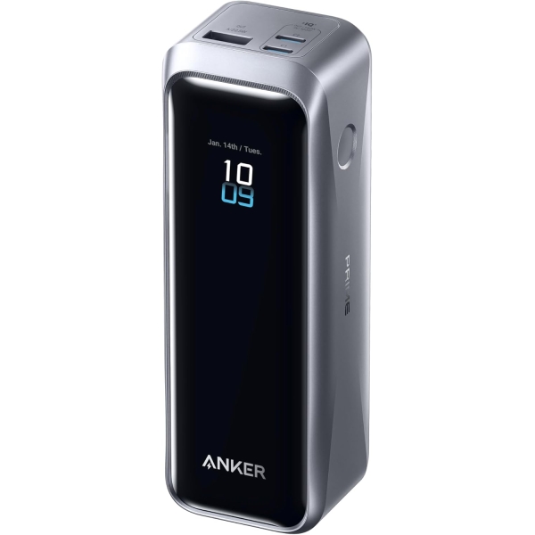 Anker Powerbank Prime 20k mAh,220W max power,2xUSB-C, 1xUSB-A, Black