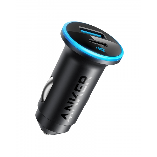 Anker 325 Car Charger 53W, USB-Type-C, USB-A
