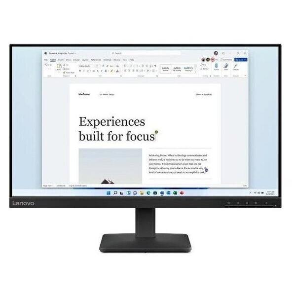 LENOVO Monitor L24-4e 23,8'' FHD IPS,HDMi, VGA, 3YearsW