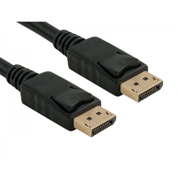 Cable DisplayPort male - DisplayPort male 1.5m Μαύρο [30680]