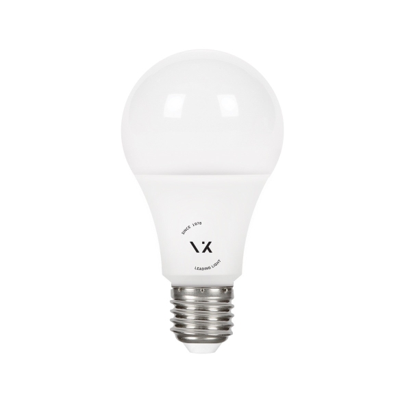 Λάμπα Led, E27, 10W, 3000K, 850lm, κλασική, πλαστική, λευκή   12V - 24V - 42V