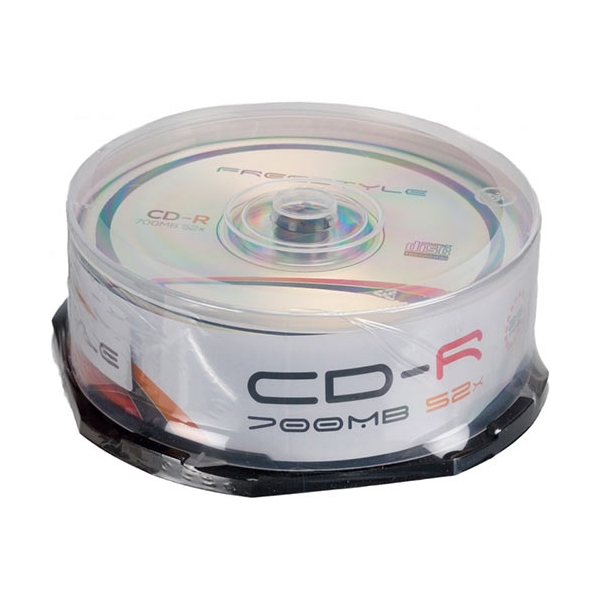 FREESTYLE CD-R 700MB 52X CAKE(25PCS) 56666