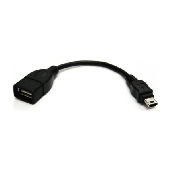 CABLE  VCOM USB A 2.0 FEMALE TO MINI USB B MALE 5pin 0.2m   CU225-0.2