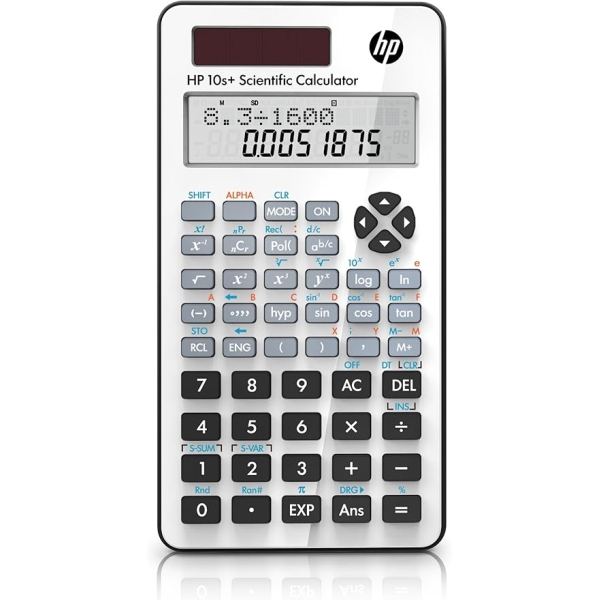 HP 10s+ Scientific Calculator (NW276AA#B10) Solar