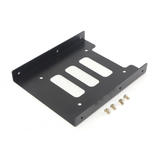 POWERTECH Tray Μετατροπής από 3.5" σε 2.5", μεταλλικό, μαύρο [BRAT-001]