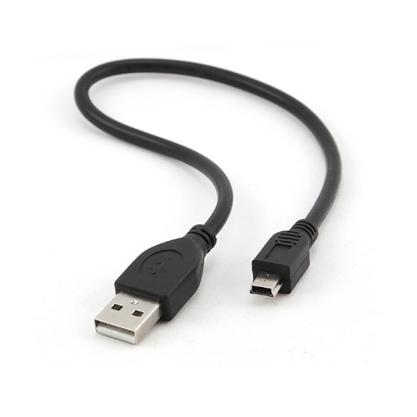 CABLEXPERT USB2.0 A-PLUG MINI 5PM CABLE 30CM CCP-USB2-AM5P-1