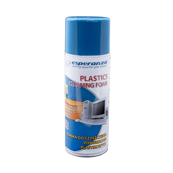 ESPERANZA PLASTIC CLEANING FOAM 400ML ES104