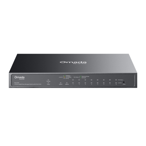 TP-LINK SWITCH OMADA ES210GP  8 PoE+, Gigabit Managed Switch