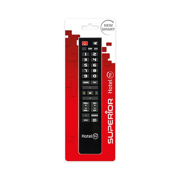 SUPERIOR HOTEL TV REMOTE CONTROL SUPTPB013
