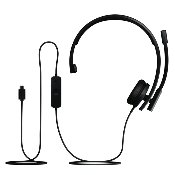 LOGITECH Headset Wired Mono H570e - Teams Version - USB Type A