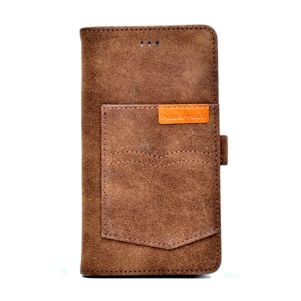 POWERTECH Θήκη Pocket UniFlip Universal για Smartphone 5.5 - 6.0", μπεζ