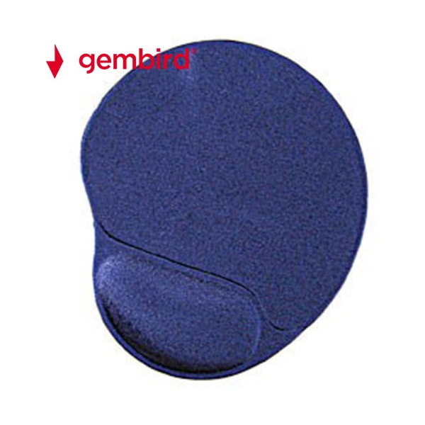 GEMBIRD GEL MOUSE PAD WITH WRIST REST BLUE MP-GEL-B
