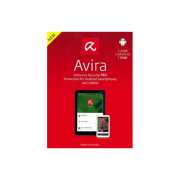 AVIRA ANTIVIRUS SECURITY PRO ANDROID 1 USER/3 DEVICES