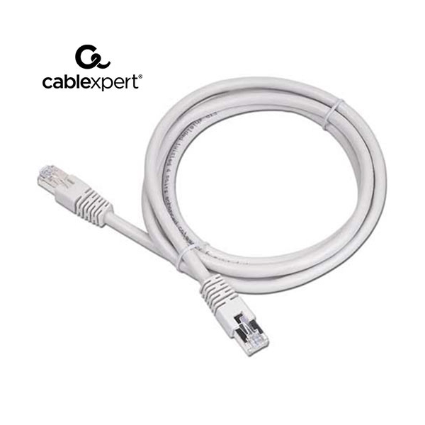 CABLEXPERT PATCH CORD CAT 5E MOLDED STRAIN RELIEF 50U'' PLUGS GREY 2M PP12-2M