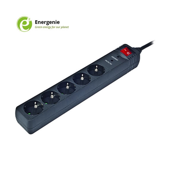 ENERGENIE SURGE PROTECTOR 5 SOCKETS 1,5M SPG5C5