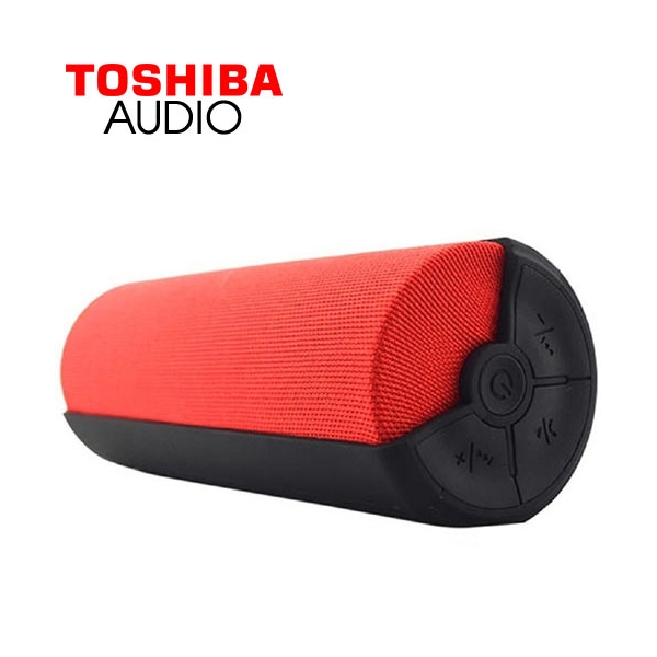 TOSHIBA AUDIO PORTABLE FABRIC BLUETOOTH SPEAKER RED TY-WSP70-RED