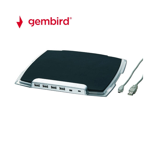 GEMBIRD MOUSEPAD WITH USB 2.0 HUB FOR FOUR USB DEVICES UHB-MP-224