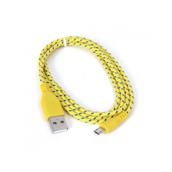 Omega Cable Micro USB 1m , YELLOW  (42323)