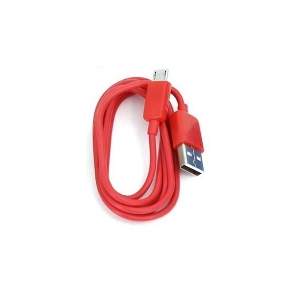 Omega Cable Micro USB 1m , RED  (42335)