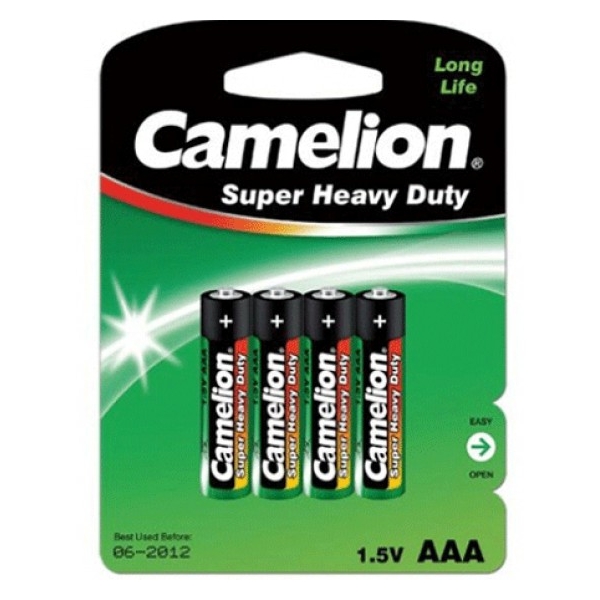 R03P-BP4G ΜΠΑΤΑΡΙΑ CAMELION SUPER HEAVY DUTY AAA CAMELION