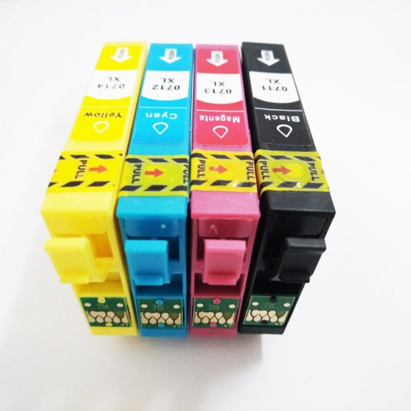 EPSON SET  T0711-T0712-T0713-T0714 Ink 13ml (Black,Blue,Yellow,Magenta)
