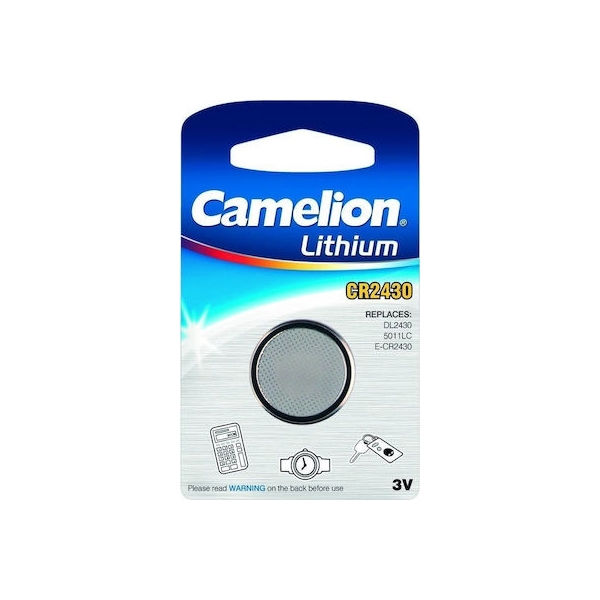CR2430-BP1 ΜΠΑΤΑΡΙΑ CAMELION ΛΙΘΙΟΥ ΚΟΥΜΠΙ  CAMELION